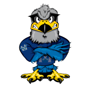 tough bird crossing arms